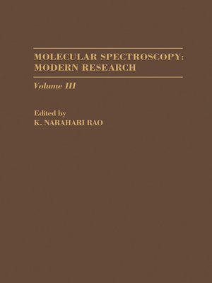 cover image of Molecular Spectroscopy